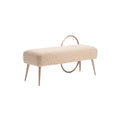 **Moderne Bank met Ronde Basis**